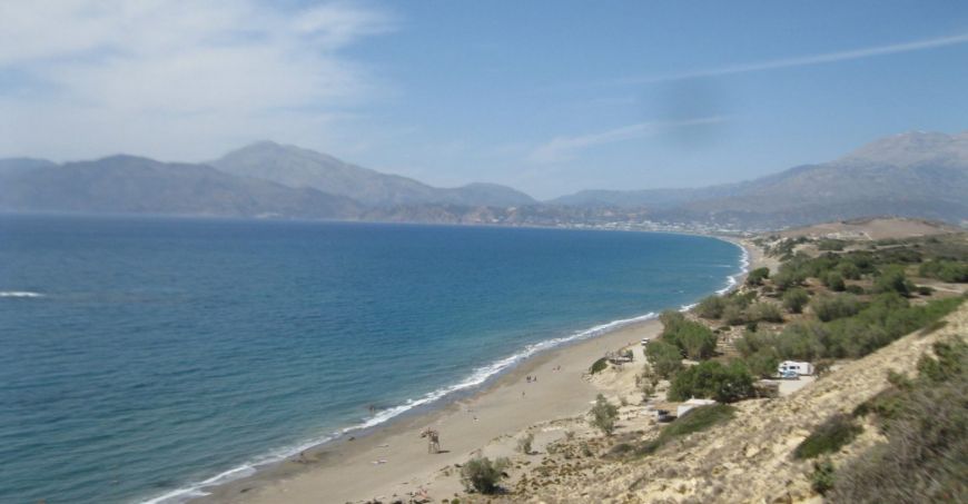 Kommos beach